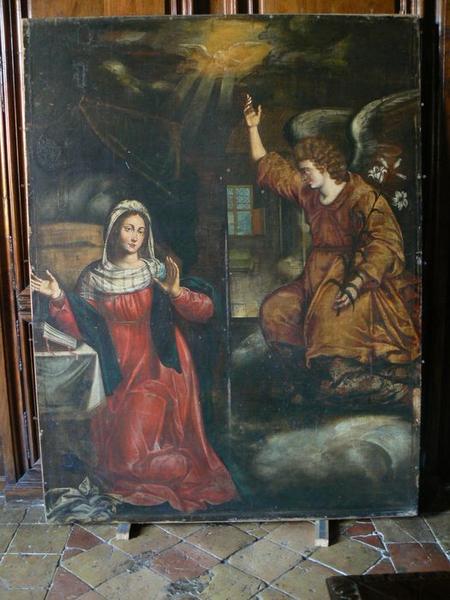 tableau : l'Annonciation, vue générale - © Ministère de la Culture (France), Médiathèque du patrimoine et de la photographie, tous droits réservés