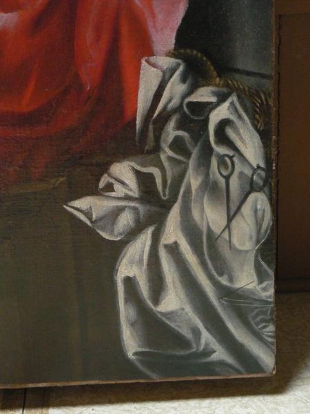 Tableau : l'Annonciation, détail