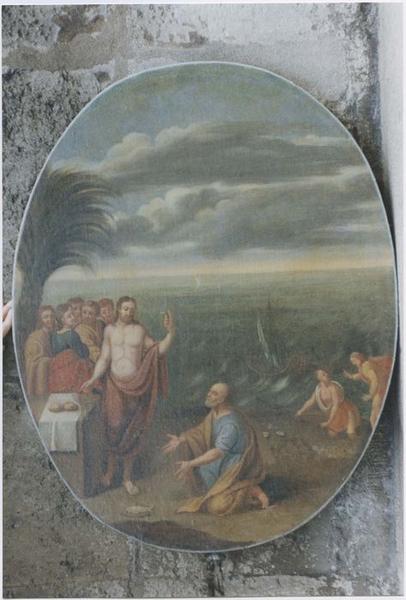 tableau : Apparition du Christ aux apôtres, vue générale