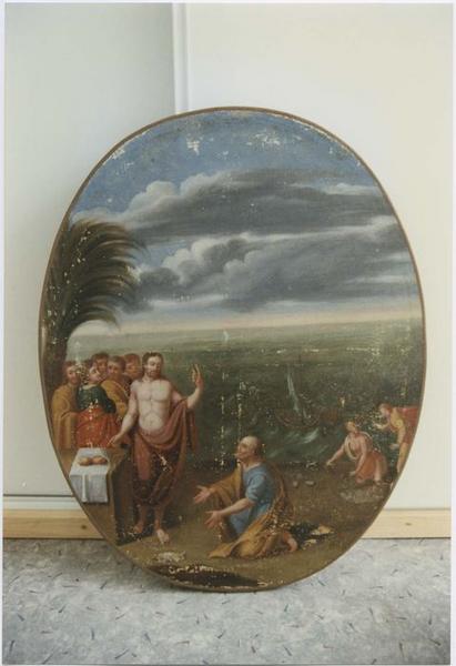 tableau : Apparition du Christ aux apôtres, vue générale