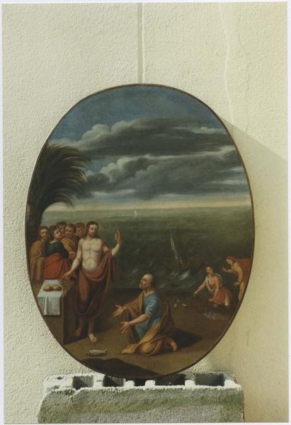 tableau : Apparition du Christ aux apôtres, vue générale