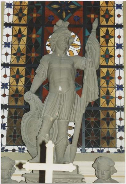 statue : Saint Quirin, vue générale