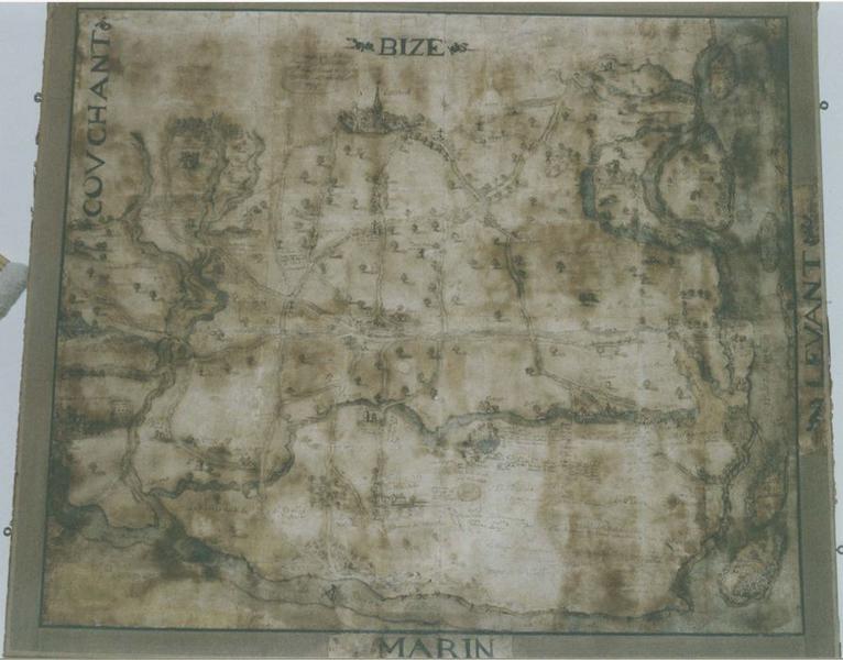 carte des paroisses, vue générale