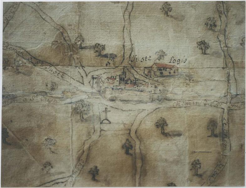 carte des paroisses, détail