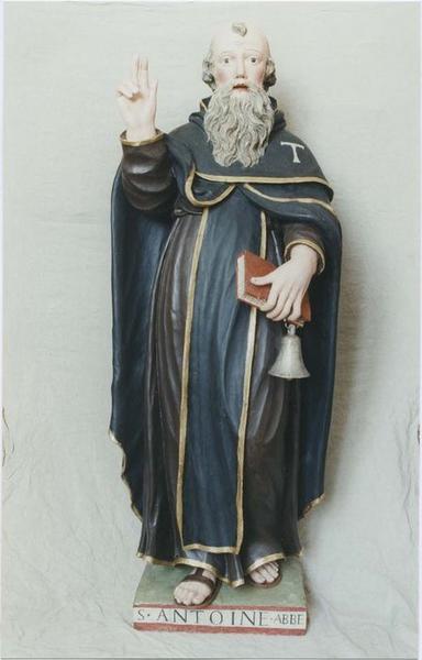 statue : Saint Antoine abbé, vue générale - © Ministère de la Culture (France), Médiathèque du patrimoine et de la photographie, tous droits réservés