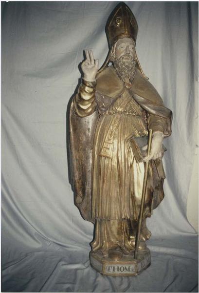 statue : saint Thomas, vue générale