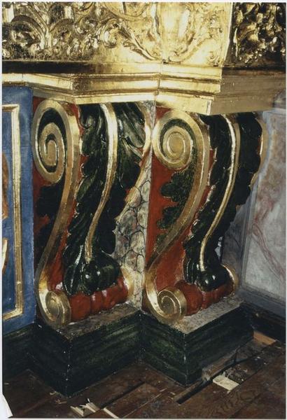 autel, retable (maître-autel), détail