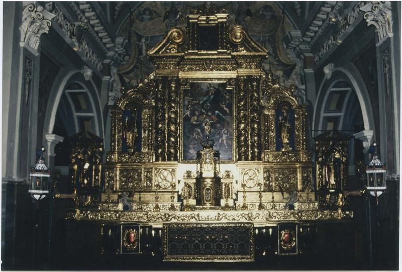 autel, retable (maître-autel), vue générale