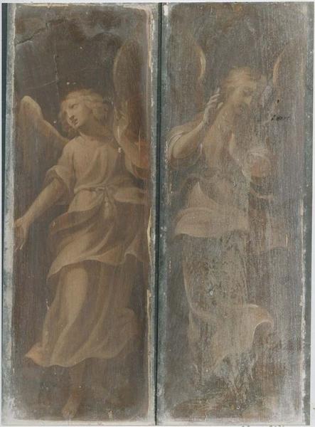 retable, détail : anges