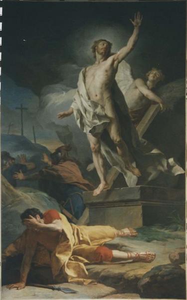 tableau : la Résurrection, vue générale