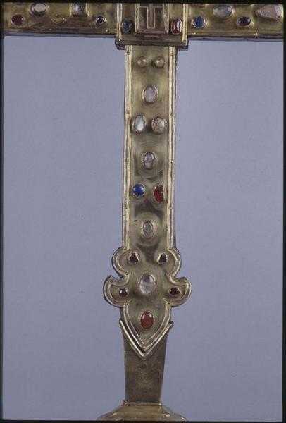 croix de procession, détail