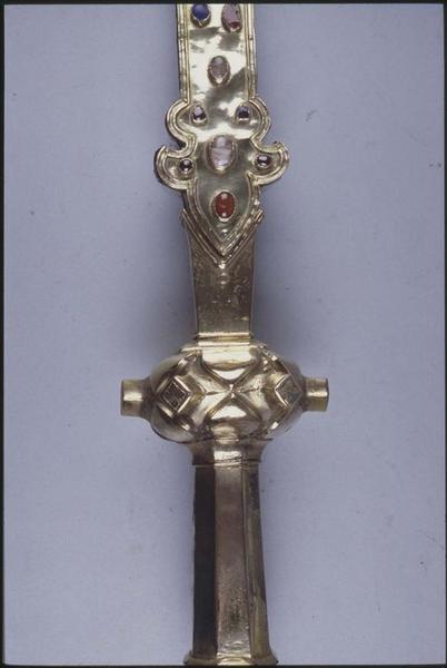 croix de procession, détail