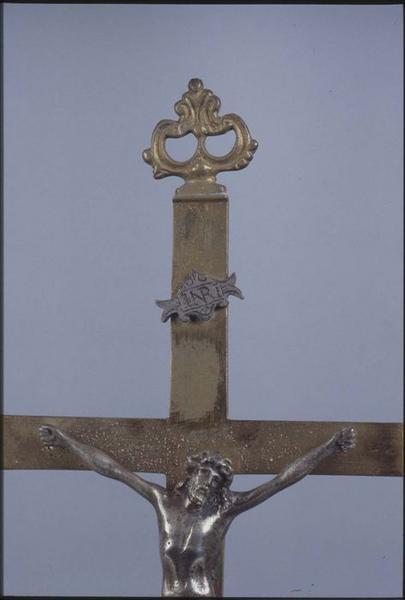 croix de procession, détail