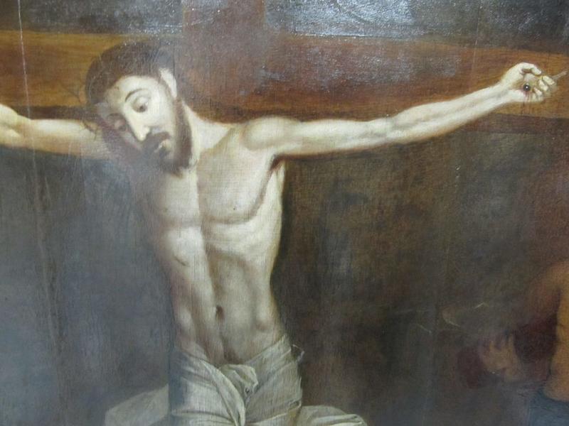 tableau : Calvaire, détail - © Ministère de la Culture (France), Médiathèque du patrimoine et de la photographie, tous droits réservés