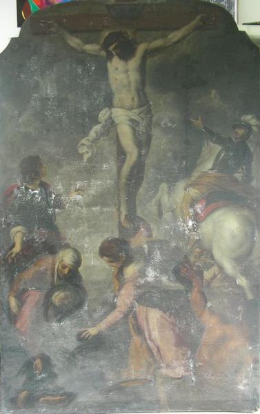 tableau : Crucifixion (La), vue partielle