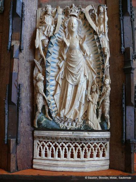 retable, bas-relief : Assomption, vue générale