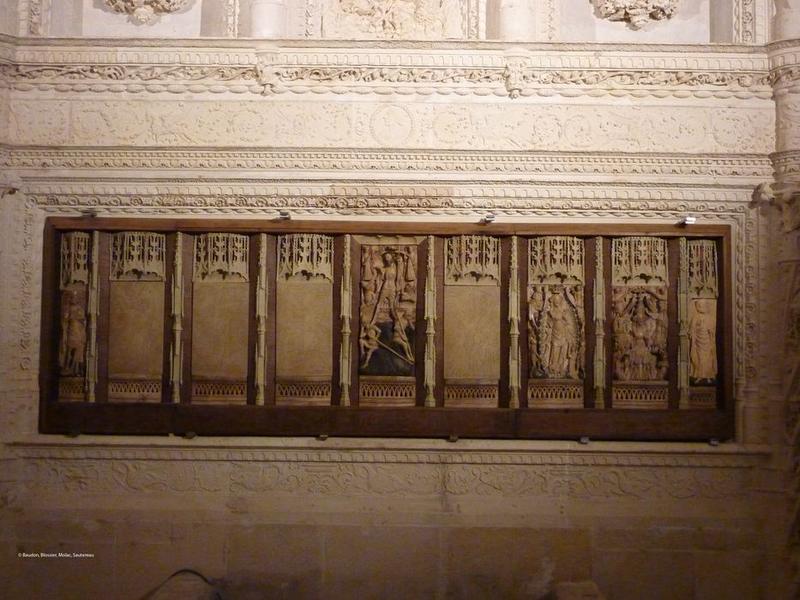 retable, bas-reliefs, vue générale