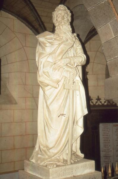 statue : saint Paul, vue générale