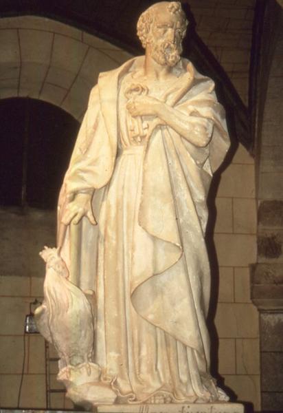 statue : saint Pierre, vue générale