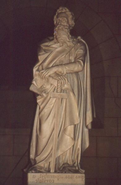 statue : saint Paul, vue générale