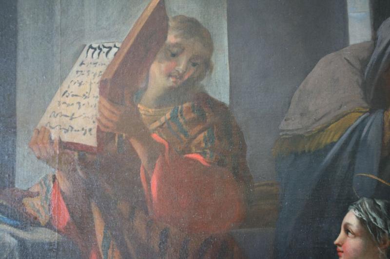 tableau : Présentation de la Vierge au Temple (la), détail