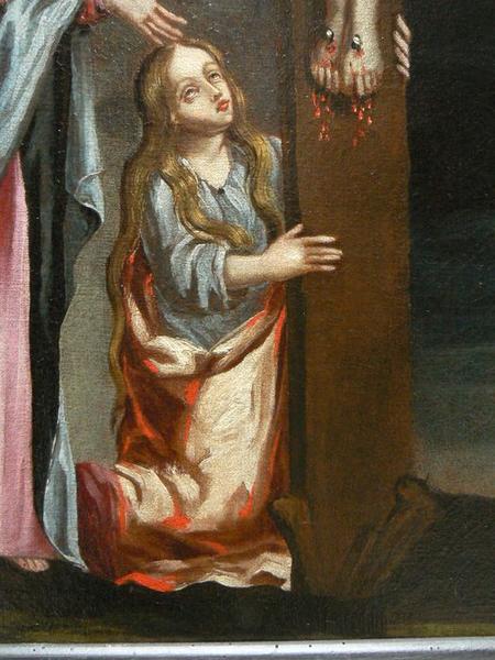 tableau : Calvaire (le), détail de Marie-Madeleine