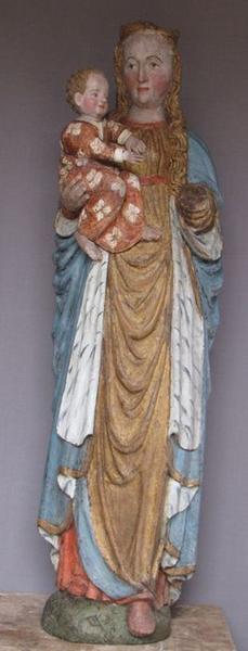 statue dite Notre-Dame-du-Dresnay : Vierge à l'Enfant, vue générale