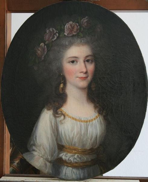 tableau : Portrait de Mademoiselle de Mailly, duchesse de Caylus, vue générale