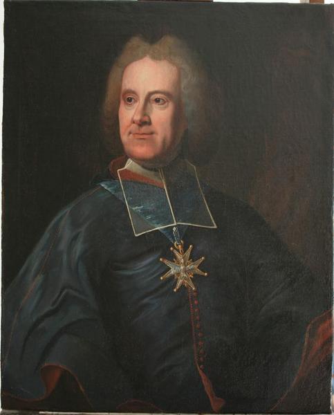 tableau : Portrait d'Armand-Pierre de Lacroix de Castries, archevêque de Tours puis d'Albi, vue générale