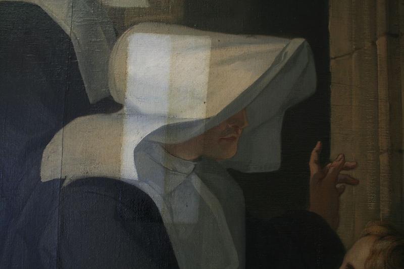 tableau : Saint Vincent-de-Paul distribuant des vivres aux pauvres, détail - © Ministère de la Culture (France), Médiathèque du patrimoine et de la photographie, tous droits réservés