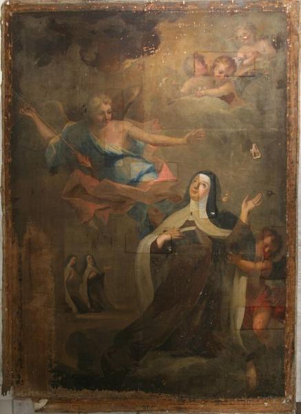 tableau : Transverbération de sainte Thérèse (la), vue générale