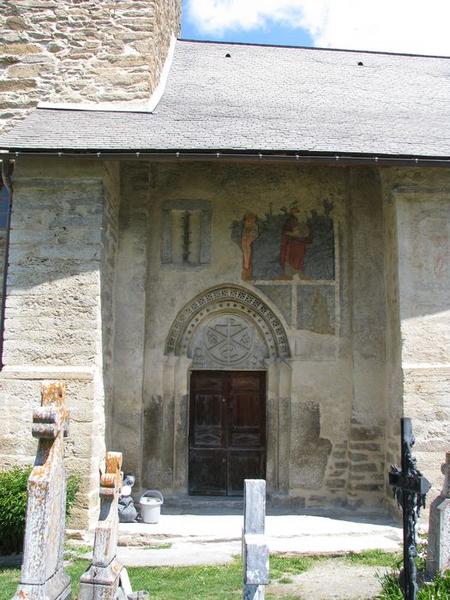 peintures monumentales (façade sud), vue partielle