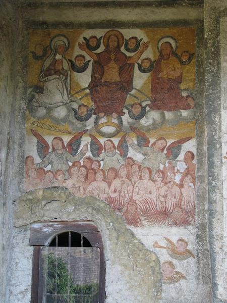 peintures monumentales (façade sud), vue partielle