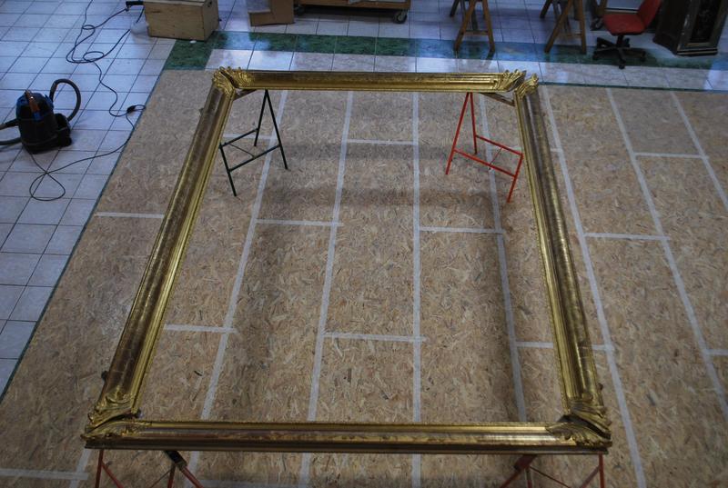 cadre du tableau : le Repas chez Simon, vue générale