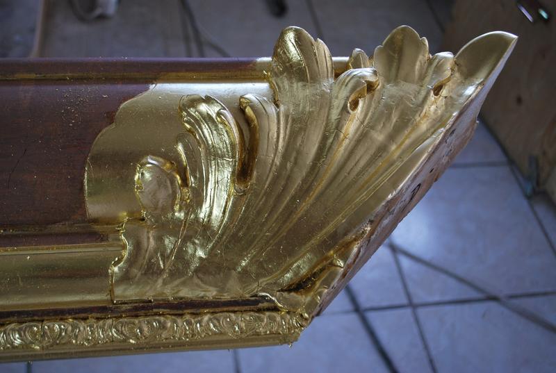 cadre du tableau : le Repas chez Simon, détail