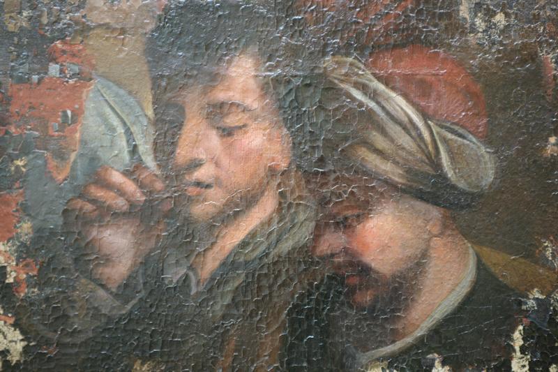 tableau : le Repas chez Simon, détail