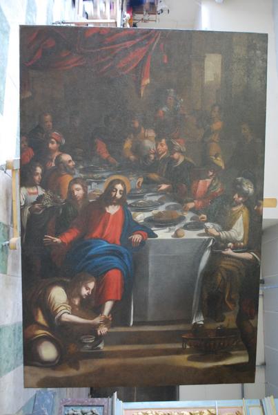tableau : le Repas chez Simon, vue générale