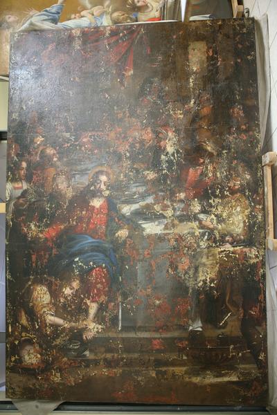 tableau : le Repas chez Simon, vue générale