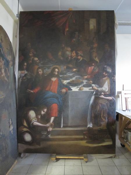 tableau : le Repas chez Simon, vue générale