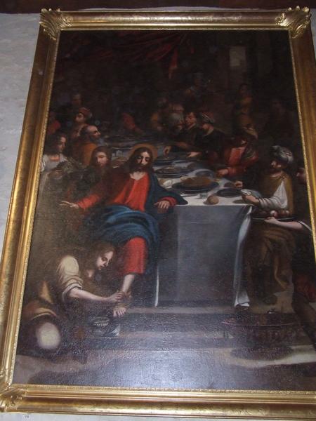 tableau : le Repas chez Simon, vue générale