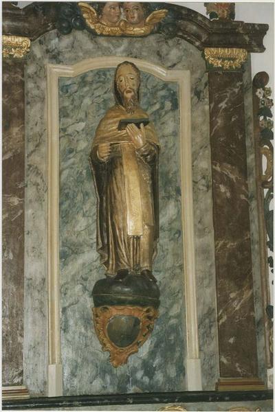 statue : saint Antoine ermite, vue générale