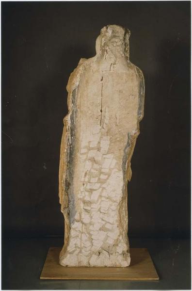 statue : Vierge à l'Enfant dite Notre-Dame du Guet, revers, vue générale - © Ministère de la Culture (France), Médiathèque du patrimoine et de la photographie (objets mobiliers), tous droits réservés