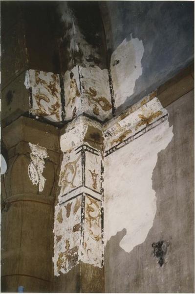 Transept, pilier nord-ouest, détail