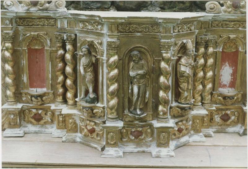 tabernacle du maître-autel, vue partielle