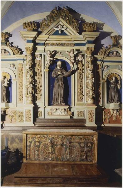 antependium, retable Saint-François, vue partielle