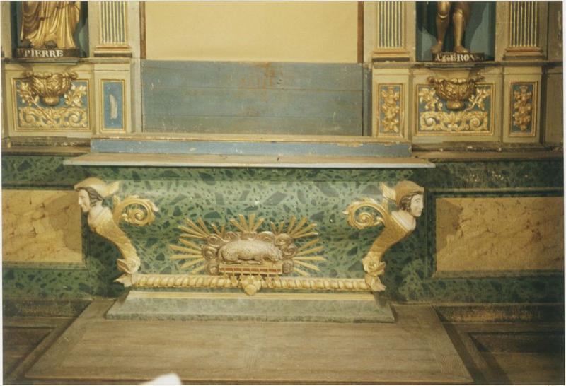 maître-autel, vue générale de l'autel