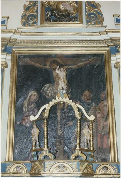 tableau du maître-autel : La Crucifixion, vue générale