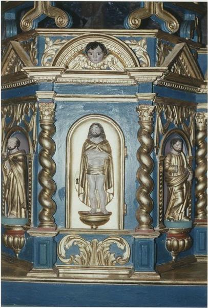 maître-autel, détail du tabernacle