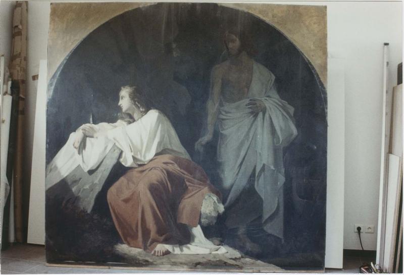 tableau : Le Christ apparaissant à Marie-Madeleine, vue générale