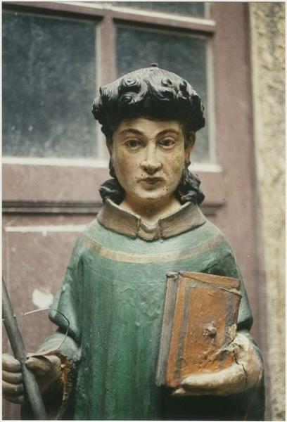 statue : saint Léonard, vue partielle - © Ministère de la Culture (France), Médiathèque du patrimoine et de la photographie (objets mobiliers), tous droits réservés